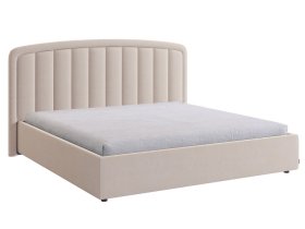 Кровать с подъемным механизмом Сиена 2 180х200 см крем (велюр) в Сургуте - surgut.mebel-tymen.ru | фото