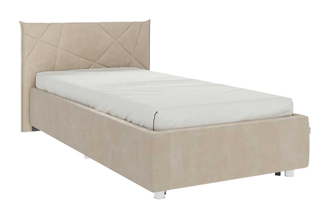 Кровать с основанием Бест 90х200 см капучино (велюр) в Сургуте - surgut.mebel-tymen.ru | фото