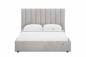 Кровать 1600 Ингрид 312 Велюр Ультра Смог в Сургуте - surgut.mebel-tymen.ru | фото