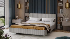 Кровать без ПМ «Шелли» Тип 1 (без подъемного механизма) Велюр Confetti Silver в Сургуте - surgut.mebel-tymen.ru | фото