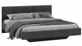 Кровать без ПМ «Элис» Тип 1 (без подъемного механизма) Исп.2 Велюр Графит в Сургуте - surgut.mebel-tymen.ru | фото