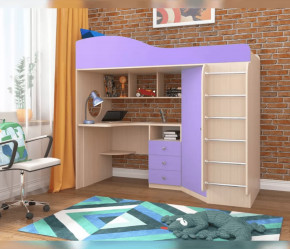 Кровать-чердак Кадет 1 с металлической лестницей Ярофф в Сургуте - surgut.mebel-tymen.ru | фото