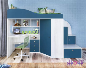 Кровать-чердак Кадет-1 Ярофф в Сургуте - surgut.mebel-tymen.ru | фото