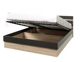 Кровать Ким с ПМ 1600 Графит софт, сонома в Сургуте - surgut.mebel-tymen.ru | фото
