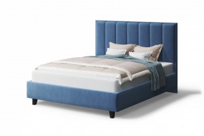 Кровать Лина, 1600*2000 мм, на опорах, синий в Сургуте - surgut.mebel-tymen.ru | фото
