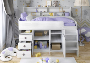 Кровать Малыш- 5 с полкой Винтерберг Ярофф в Сургуте - surgut.mebel-tymen.ru | фото