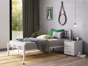 Кровать односпальная Кадис 90х190 Белый в Сургуте - surgut.mebel-tymen.ru | фото