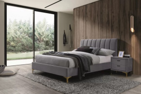 Кровать Рошаль 1400 Серый в Сургуте - surgut.mebel-tymen.ru | фото
