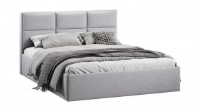 Кровать с ПМ «Стелла» Тип 1 с заглушиной Микровелюр Jercy Silver в Сургуте - surgut.mebel-tymen.ru | фото