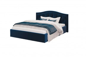 Кровать Стелла, 1200*2000 мм, велюр NEO 27, синий в Сургуте - surgut.mebel-tymen.ru | фото