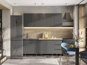 Кухня Челси 2,0м Графит/Графит в Сургуте - surgut.mebel-tymen.ru | фото