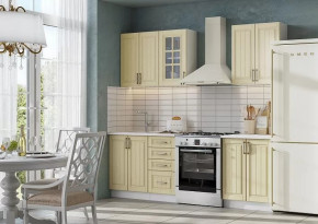 Кухня Лондон 1,6 м, белый/дуб крем в Сургуте - surgut.mebel-tymen.ru | фото