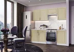 Кухня Лондон 2,1 м, белый/дуб крем в Сургуте - surgut.mebel-tymen.ru | фото