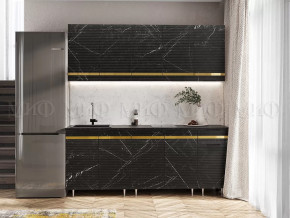 Кухня Милена 2,0м (Мрамор Блэк софт (Антарес)) в Сургуте - surgut.mebel-tymen.ru | фото