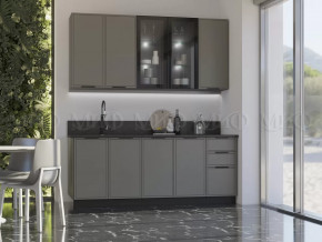 Кухня Николь 2,0/900м (Холст вулканический) в Сургуте - surgut.mebel-tymen.ru | фото