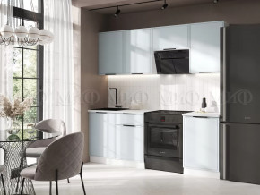 Кухня Николь 2,1м (Браш Деним Блю) в Сургуте - surgut.mebel-tymen.ru | фото