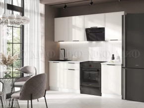 Кухня Николь 2,1м (Холст белый) в Сургуте - surgut.mebel-tymen.ru | фото