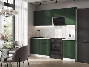 Кухня Николь 2,1м (Холст темно-зеленый) в Сургуте - surgut.mebel-tymen.ru | фото