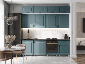 Кухня Престиж 2,4м (Браш Блю) в Сургуте - surgut.mebel-tymen.ru | фото