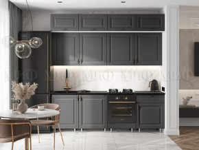 Кухня Престиж 2,4м (Графит софт) в Сургуте - surgut.mebel-tymen.ru | фото