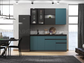 Кухня Техно-6 2,0м (Графит/Атлантик софт/Графит софт) в Сургуте - surgut.mebel-tymen.ru | фото