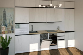 Кухонный гарнитур Амели люкс 3000 мм в Сургуте - surgut.mebel-tymen.ru | фото