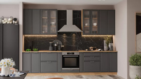 Кухонный гарнитур «Белладжио» №14 Дуб Крафт золотой, Софт графит в Сургуте - surgut.mebel-tymen.ru | фото