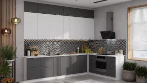 Кухонный гарнитур «Габриэлла» №26 Белый, Сноу, Титан в Сургуте - surgut.mebel-tymen.ru | фото