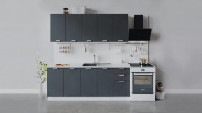 Кухонный гарнитур «Гранита» длиной 200 см в Сургуте - surgut.mebel-tymen.ru | фото