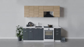 Кухонный гарнитур «Гранита» длиной 220 см в Сургуте - surgut.mebel-tymen.ru | фото