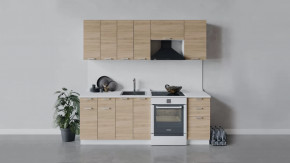 Кухонный гарнитур «Гранита» длиной 220 см в Сургуте - surgut.mebel-tymen.ru | фото