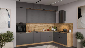 Кухонный гарнитур «Гренада» №20 Дуб Крафт золотой, Холст Вулкан в Сургуте - surgut.mebel-tymen.ru | фото