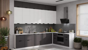 Кухонный гарнитур «Гренада» №22 Белый, Холст Белый, Холст Вулкан в Сургуте - surgut.mebel-tymen.ru | фото