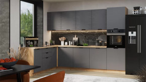 Кухонный гарнитур «Гренада» №4 Дуб Крафт золотой, Холст Вулкан в Сургуте - surgut.mebel-tymen.ru | фото