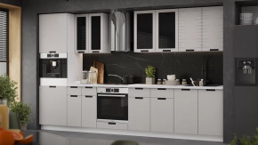 Кухонный гарнитур «Гренада» №5 Белый, Холст мокко в Сургуте - surgut.mebel-tymen.ru | фото