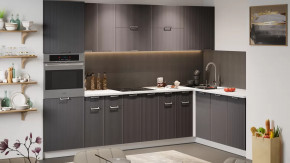 Кухонный гарнитур «Кимберли» №5 Белый, Муссон в Сургуте - surgut.mebel-tymen.ru | фото