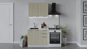 Кухонный гарнитур «Кимберли» длиной 100 см Белый, Крем в Сургуте - surgut.mebel-tymen.ru | фото