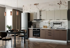 Кухонный гарнитур Латте-2800 столешница 38 мм в Сургуте - surgut.mebel-tymen.ru | фото