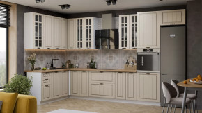 Кухонный гарнитур «Лина» №5 Белый, Крем в Сургуте - surgut.mebel-tymen.ru | фото