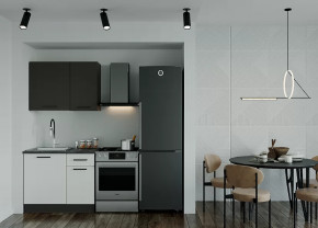 Кухонный гарнитур Лофт-1000 столешница 38 мм в Сургуте - surgut.mebel-tymen.ru | фото