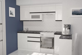 Кухонный гарнитур Лотос ультра 2000 мм в Сургуте - surgut.mebel-tymen.ru | фото