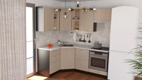 Кухонный гарнитур Надежда оптима 4 1400*2000 мм в Сургуте - surgut.mebel-tymen.ru | фото