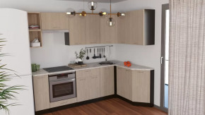 Кухонный гарнитур Надежда прайм 5 2300*1500 мм в Сургуте - surgut.mebel-tymen.ru | фото