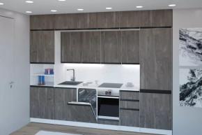 Кухонный гарнитур Ноктюрн люкс 3000 мм в Сургуте - surgut.mebel-tymen.ru | фото