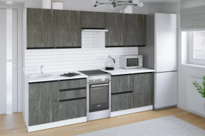 Кухонный гарнитур Ноктюрн мега 2500 мм в Сургуте - surgut.mebel-tymen.ru | фото
