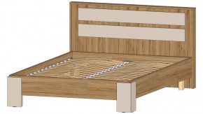 Ленора Кровать 1400 Дуб вотан/Кашемир в Сургуте - surgut.mebel-tymen.ru | фото