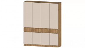 Ленора Шкаф 4х ств. Дуб вотан/Кашемир в Сургуте - surgut.mebel-tymen.ru | фото