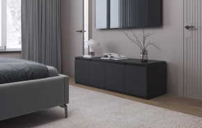 Модульная гостиная Берген Диамант серый в Сургуте - surgut.mebel-tymen.ru | фото