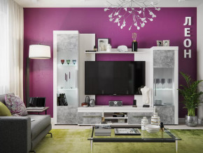 Модульная гостиная Леон в Сургуте - surgut.mebel-tymen.ru | фото