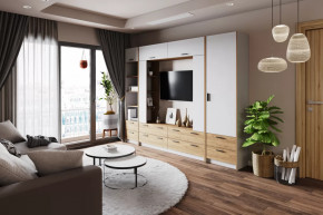 Модульная гостиная Оттавия Белый в Сургуте - surgut.mebel-tymen.ru | фото